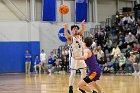 MBBall vs Emerson  Wheaton College Men's Basketball vs Emerson College is the first round of the NEWMAC Basketball Championships. - Photo By: KEITH NORDSTROM : Wheaton, basketball, NEWMAC MBBall2024